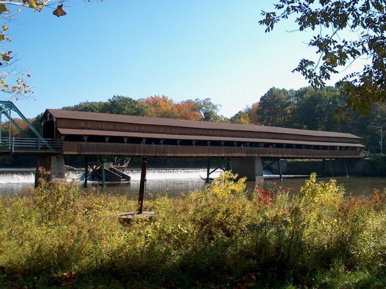 Harpersfield Bridge over the Grand River, Ashtabula County, Ohio